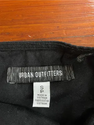 Urban Outfitters Riley Y-Neck Linen Blend Mini Dress Sz S 💚🎀 thumbnail 10