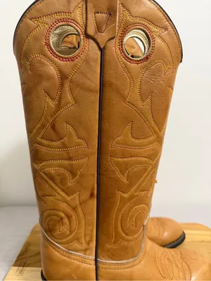 Texas Vintage Women's Low Heel Embroidered Boot Size 5.5 #267023 thumbnail 2