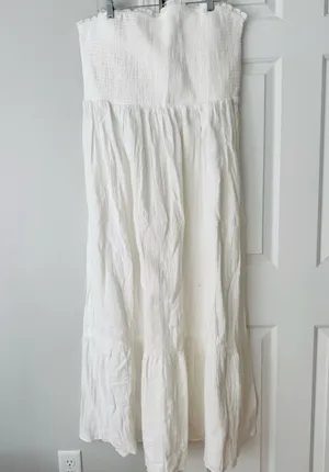 Anthropologie The Marisol Smocked Gauze Maxi Dress, Size XL thumbnail 5