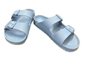 Birkenstock womens blue slip on designer casual sandals sz 33/3.5 SKU 10-520 thumbnail 1