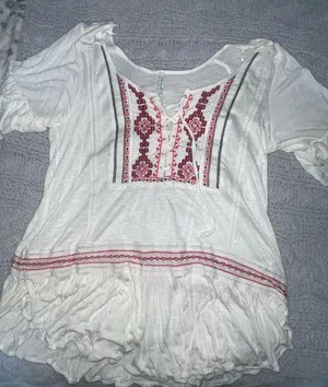 Free People El Mirage Embroidered Peasant Top thumbnail 1