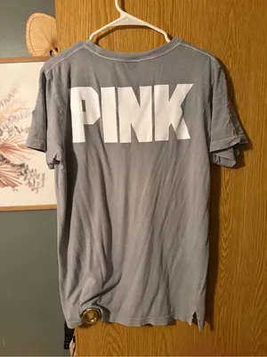 PINK Victoria's Secret Short Sleeve Pocket Tee Small thumbnail 2