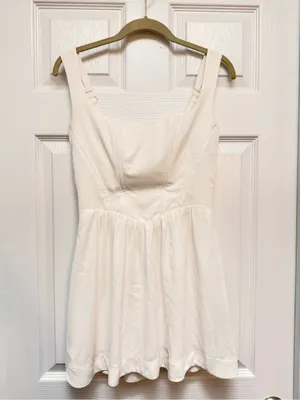 Show Me Your‎ Mumu White Nina Skirt Dress Corset Mini Graduation Medium thumbnail 3