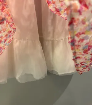 Entro Meet Me In Santorini Brushstroke Patterned Babydoll Dress thumbnail 4