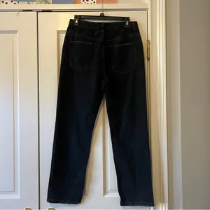 Free People Dakota Straight Leg Black Jeans Size 28” thumbnail 4