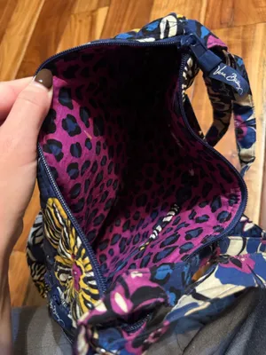 Vera Bradley purse handbag in pattern African violet thumbnail 3