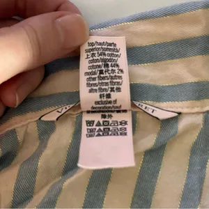 EUC Victoria’s Secret Flannel Pajama Set, Pink & Blue Classic Stripe SmL thumbnail 13