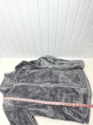 The North Face Women's Gray Plush Full-Zip Teddy Osito fleece Jacket‎ Size M thumbnail 13