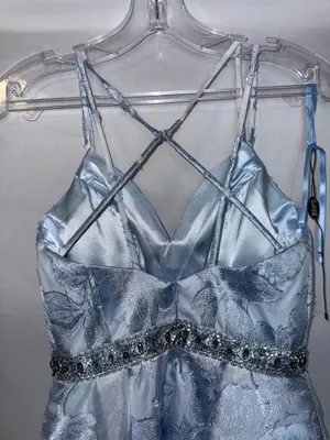 Clarisse Blue Dress Homecoming thumbnail 6