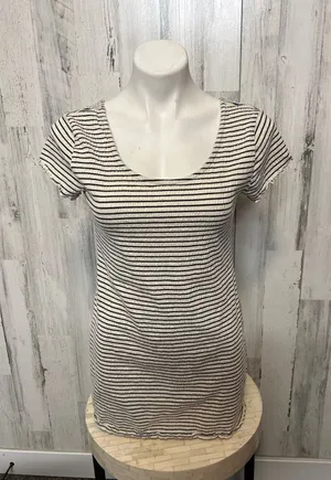 Stripped dress Gray Size L thumbnail 1