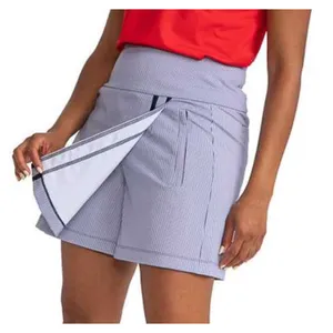 Kinona Womens Golf Skort Italian Nylon Stretch Fabric Navy Blue Stripe Size XS thumbnail 9