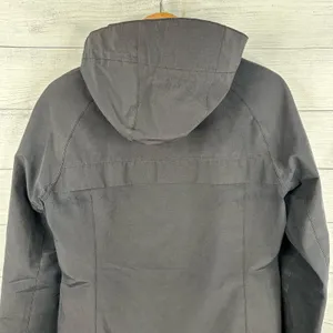 Pendleton Womens Small Flannel Plaid Lined Hooded Parka Barn Chore Coat Blue thumbnail 5