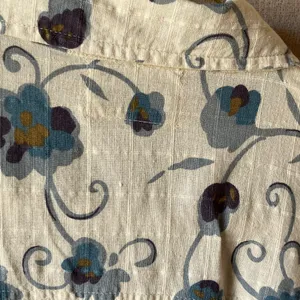 FINAL MARKDOWN HGNY Jeans Floral Linen Blend Top large thumbnail 9