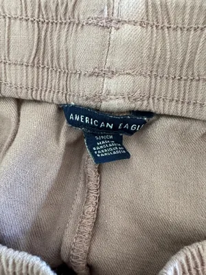 American Eagle Pull-On Linen Shorts thumbnail 3