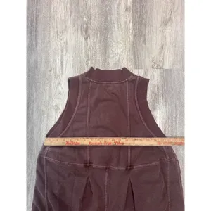 Daily Practice Anthropologie Canyon Sleeveless Romper Brown Mineral Wash Medium thumbnail 6