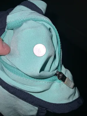 Lululemon Teal and navy shorts thumbnail 3