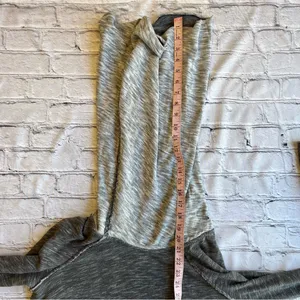 Free People Beach Turtleneck Sweatshirt Grey One Size Womens Loose Oversized thumbnail 10