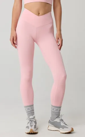 xs pink aerie workout set thumbnail 1