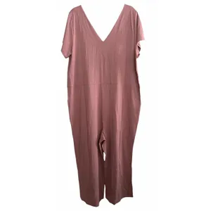Universal Standard Pima Cotton Modal V-Neck Jumpsuit Pink Size Small‎ (14-16) thumbnail 2