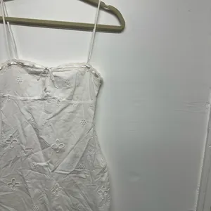MESHKI Bronwyn Broderie Mini Dress - White - Size XXS thumbnail 7