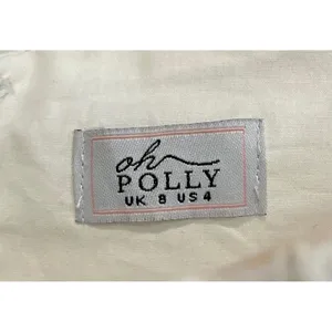 Oh Polly Under The Stars Floral Long Sleeve Corset Bustier Mini Dress Cream 4‎ S thumbnail 6