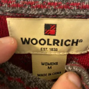 Woolrich Vintage Winter Holiday Lambswool & cotton Sweater size medium thumbnail 5