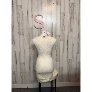 Love Chesley White Lace Bodycon Mini Dress | Sleeveless Scoop Neck Party Dress S thumbnail 3