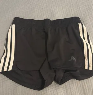 Black adidas exercise shorts thumbnail 1