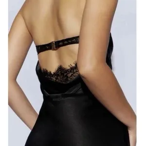 Meshki Strapless Black Satin Midi Dress Size XS thumbnail 3