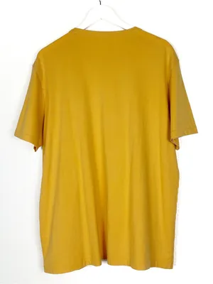 American Eagle Cotton Super Soft Mustard Colored Tee Shirt Size L Large NEW thumbnail 2