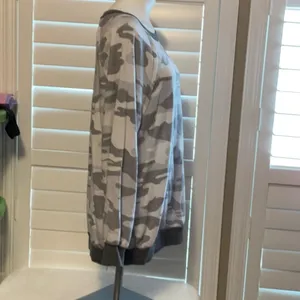 First Love Gray Camo Sweatshirt thumbnail 2