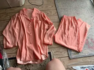 Victoria's Secret Satin Pajama Set size xl thumbnail 1