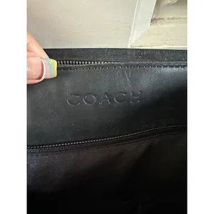 EUC Coach #F70916 Lexington Dual Zip Leather Metropolitan Laptop Business Tote thumbnail 7