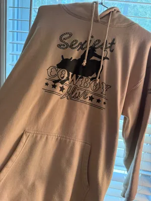 Sexiest Cowboy Alive Hoodie thumbnail 4