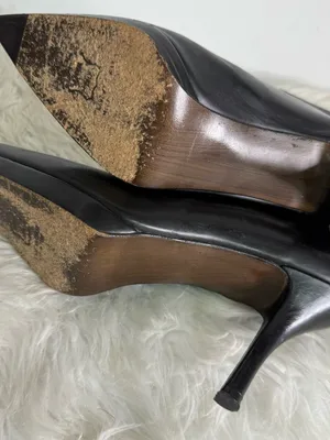 Stuart Weitzman Black Leather Pointed Toe Ankle Boots Size 8.5M thumbnail 3