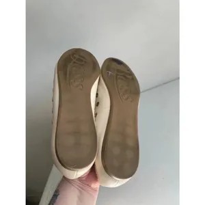 Women's Bass Rachel White Eyelet‎ Ballet Flats Size 9.5 M EUC thumbnail 6