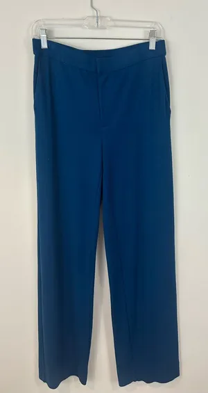 J. Jill Wearever Collection Straight-Leg Dress Pants Teal Blue Small Tall thumbnail 1