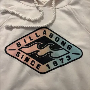 Billabong Off-White Hoodie with Logo Size S/P thumbnail 4