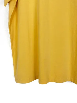 American Eagle Cotton Super Soft Mustard Colored Tee Shirt Size L Large NEW thumbnail 4