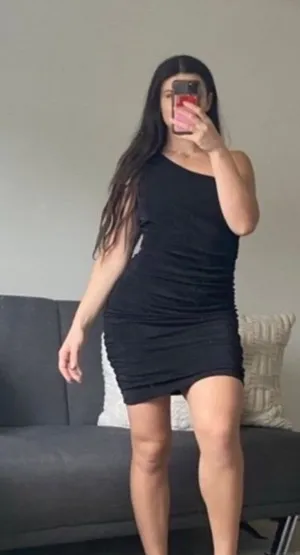 Black mini dress Size L thumbnail 1