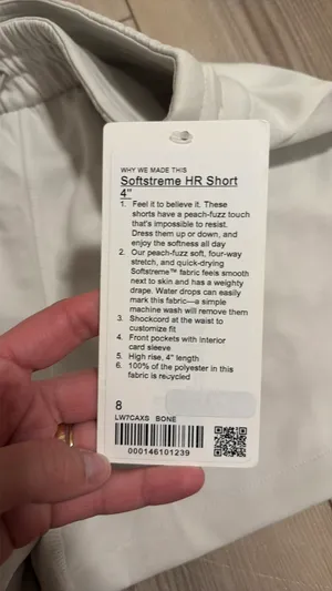 Lululemon Shorts Softstreme High-Rise 4" thumbnail 2