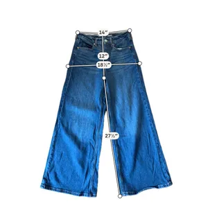 Old Navy extra high rise super wide leg jean size 4 thumbnail 3