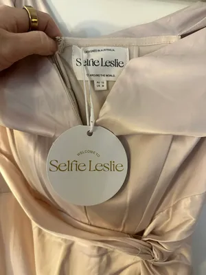 Selfie Leslie Amaryllis Off-Shoulder Twist Maxi Dress Pearl thumbnail 7