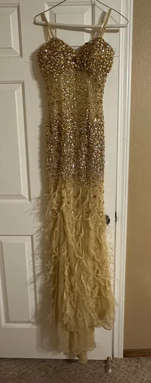Lacy Designs Rhinestone Prom Dress thumbnail 1