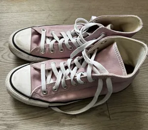 Converse Chuck Taylor All Star High Top Pink Canvas Sneakers A04542F Womens 9 thumbnail 1