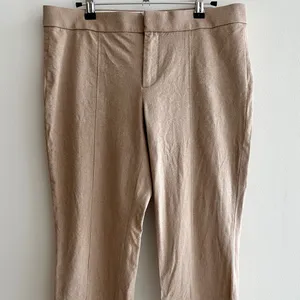 Banana Republic Sloan Trousers, Dress Pants, Tan/Khaki, Size 8 thumbnail 2