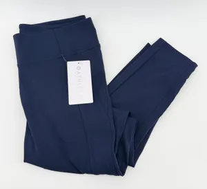 Athleta Delancey Skyline Tight Navy Blue Leggings Size L NWT S916-0005 thumbnail 1
