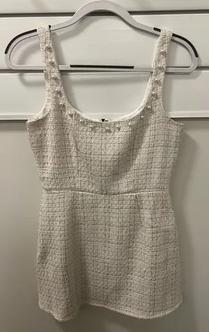 Miami White Pearl Dress thumbnail 1
