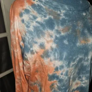 We The Free People Womens Long Sleeve Be Free‎ Tie Dye Shirt Small thumbnail 3