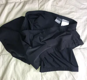 Nike Dri Fit Double Layered Black Shorts thumbnail 6